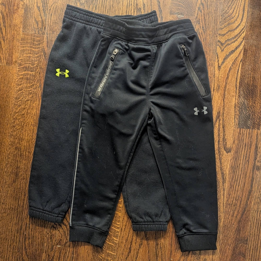 Under Armour 2T Athletic Pants - Lot of 2